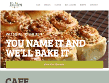 Tablet Screenshot of enlitenbakery.com